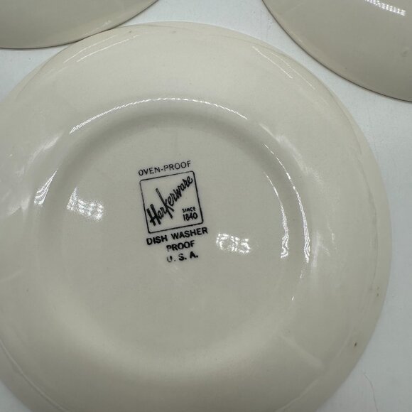 Set of 3 Harker Ivy Wreath Bread & Butter Plates Plate Harkerware USA Green - Picture 3 of 3